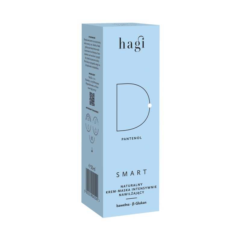 Hagi - Smart D - Naturalny Krem - Maska Intensywnie Nawilżający z d- pantenolem- 50 ml