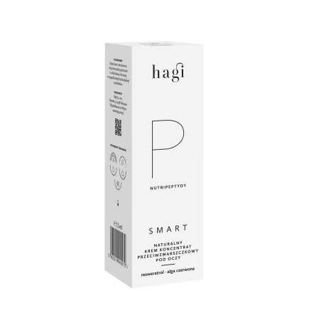 Hagi - Smart P - Naturalny Krem Przeciwzmarszczkowy Pod Oczy z Nutripeptydami - 15 ml