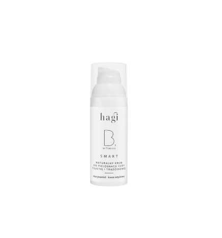 Hagi - Smart B - Naturalny Krem Do Pielęgnacji Cery Tłustej i Trądzikowej z Witaminą B3 i Niacynamidem - 50 ml