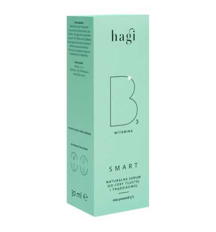 Hagi - Smart B - Naturalne Serum do Cery Tłustej i Trądzikowej z Niacynamidem 5% - 30 ml