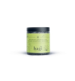 Hagi - Naturalny Chłodzący Scrub do Ciała z Olejem Konopnym i Makadamia - 280g