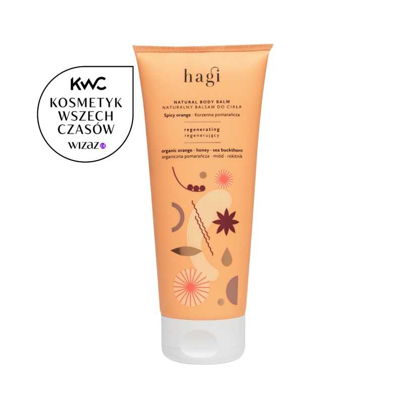 Hagi - Naturalny Balsam do Ciała - Regenerujący - Korzenna Pomarańcza - 200 ml