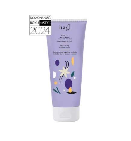 Hagi - Naturalny Balsam do Ciała z Prebiotykami - Wygładzający - Na Śliwki - 200 ml