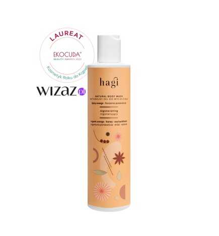 Hagi - Naturalny Żel do Mycia Ciała - Regenerujący - Korzenna Pomarańcza - 300 ml