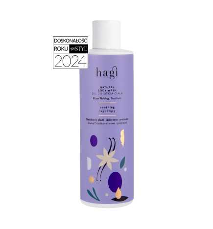 Hagi - Naturalny Żel do Mycia Ciała - Łagodzący - Na Śliwki - 300 ml