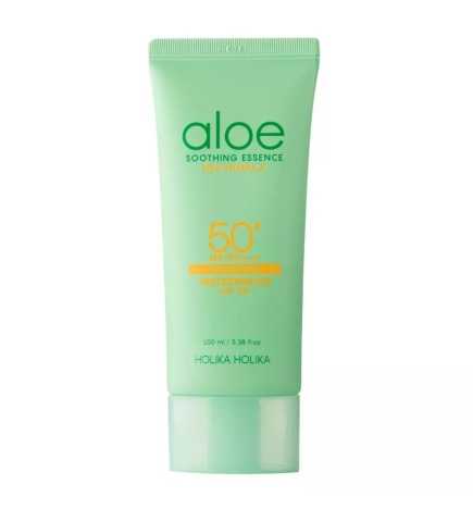 Holika Holika - Aloe Waterproof Sun Gel SPF50+/PA++++ - Aloesowy Łagodzący Krem z Filtrem Przeciwsłonecznym - 100ml