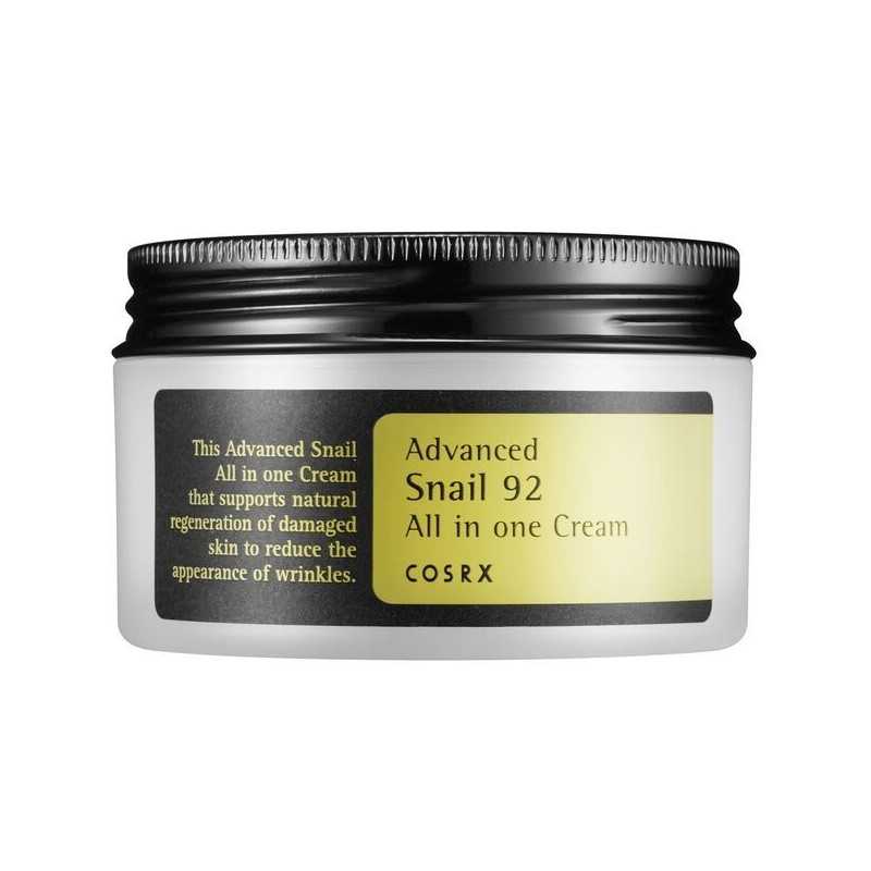 COSRX - Advanced Snail 92 All in One Cream - Wielozadaniowy Krem ze Śluzem Ślimaka - 100ml