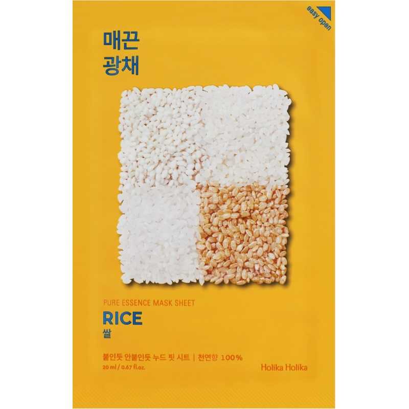 Holika Holika - Pure Essence Mask Sheet Rice - Maska w Płachcie z Ekstraktem z Ryżu - 23 ml