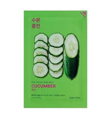 Holika Holika - Pure Essence Mask Sheet - Cucumber - Maska w Płachcie z Ekstraktem z Ogórka - 23ml