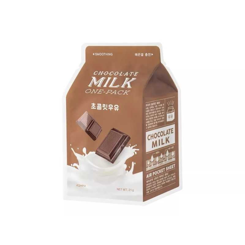 A'pieu - Milk One Pack Mask - Chocolate - Mleczna Maseczka w Płachcie - 21g