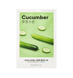 Missha - Airy Fit Sheet Mask - Cucumber - Nawilżająca Maseczka w Płachcie - 19g