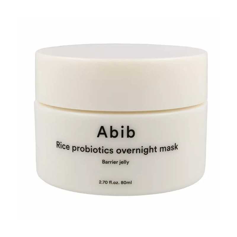 Abib - Rice Probiotics Overnight Mask Barrier Jelly - Maska na Noc z Probiotykami Ryżowymi - 80ml