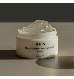 Abib - Rice Probiotics Overnight Mask Barrier Jelly - Maska na Noc z Probiotykami Ryżowymi - 80ml