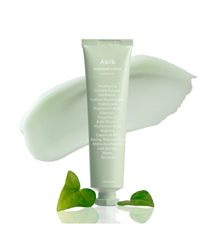 Abib - Heartleaf Creme Calming Tube - Kojący Krem do Twarzy z Pstrolistką - 75ml