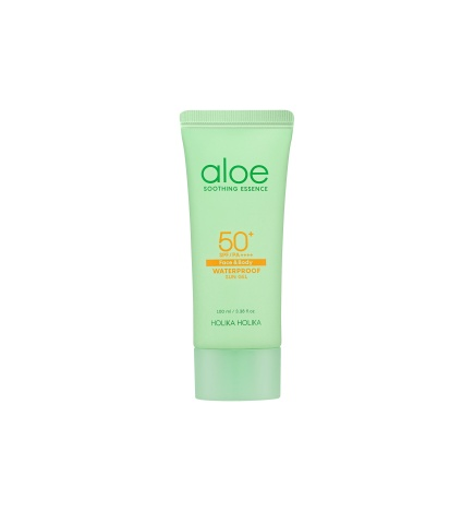 Holika Holika - Aloe Waterproof Sun Gel SPF50+/PA++++ - Aloesowy Łagodzący Krem z Filtrem Przeciwsłonecznym - 100ml