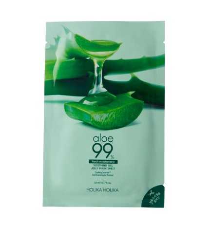 Holika Holika - Aloe Soothing Jelly Mask - Nawilżająca Aloesowa Maska w Płachcie - 23ml