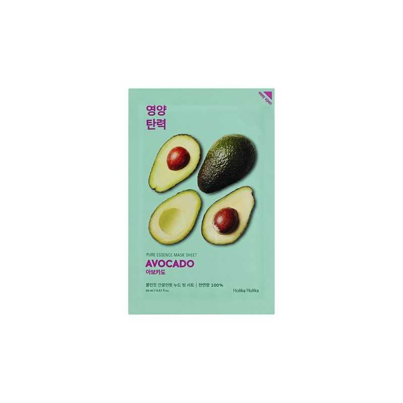 Holika Holika - Pure Essence Mask Sheet - Avocado - Nawilżająca Maska w Płachcie z Ekstraktem z Awokado - 23m