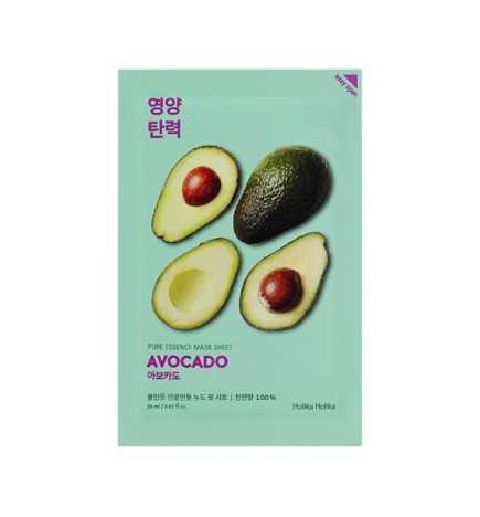 Holika Holika - Pure Essence Mask Sheet - Avocado - Nawilżająca Maska w Płachcie z Ekstraktem z Awokado - 23m