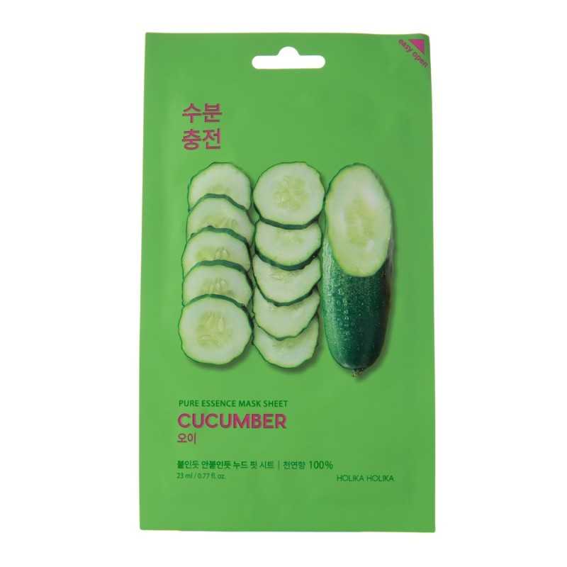 Holika Holika - Pure Essence Mask Sheet - Cucumber - Maska w Płachcie z Ekstraktem z Ogórka - 23ml