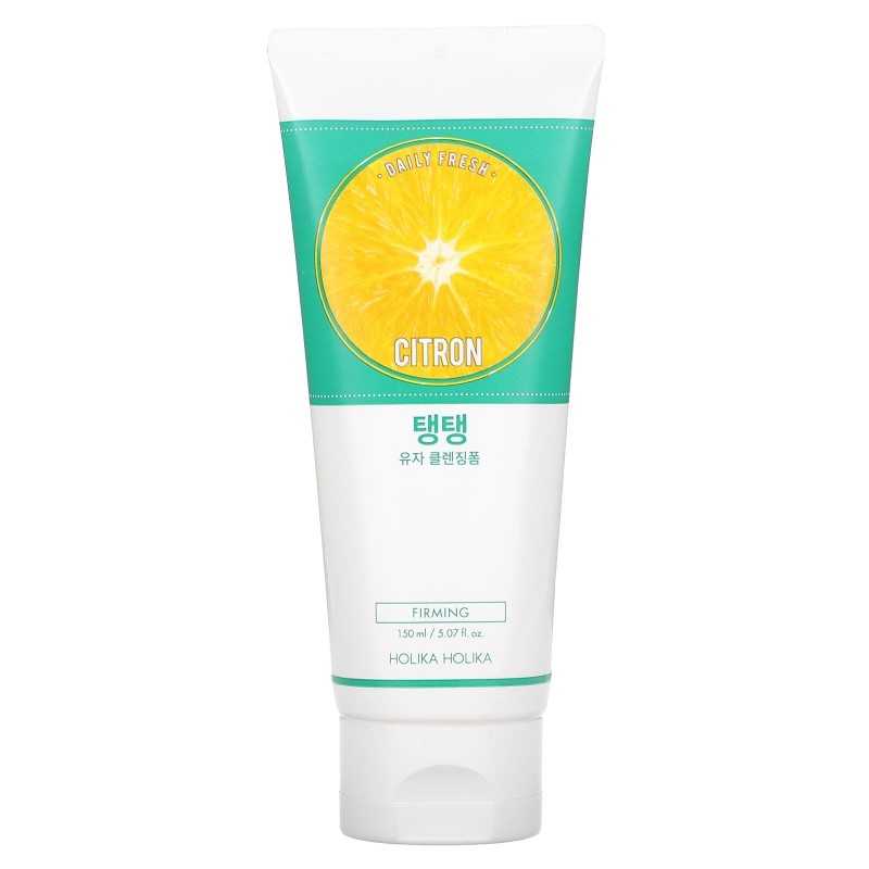 Holika Holika - Daily Fresh Citron Cleansing Foam - Pianka oczyszczająca do twarzy z ekstraktem z cytryny - 150 ml