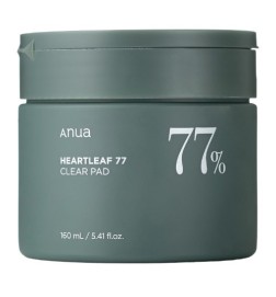 Anua - Heartleaf 77% Clear Pad - Kojące Płatki Tonizujące z Ekstraktem z Pstrolistki - 160 ml/ 70 szt