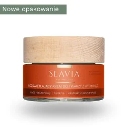 Slavia Cosmetics - Krem do Twarzy Na Dzień z Aktywną Witaminą C 3% Rozświetlenie & Ujędrnienie - 50ml