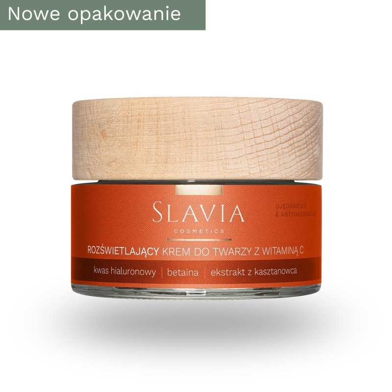 Slavia Cosmetics - Krem do twarzy na dzień z aktywną witaminą C 3% Rozświetlenie & Ujędrnienie - 50ml