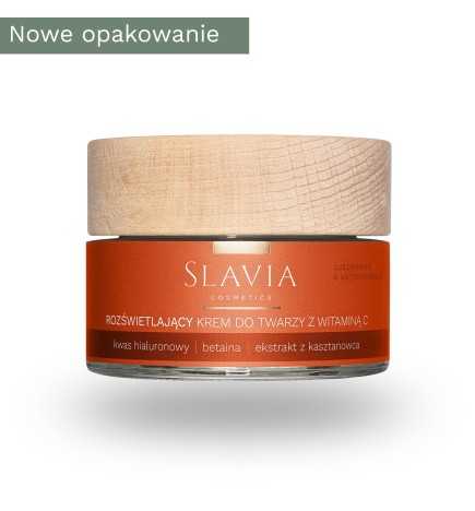 Slavia Cosmetics - Krem do twarzy na dzień z aktywną witaminą C 3% Rozświetlenie & Ujędrnienie - 50ml