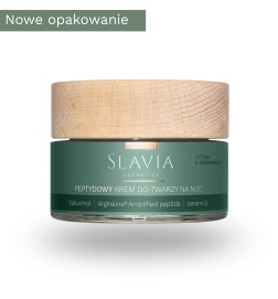 Slavia Cosmetics - Peptydowy krem do twarzy na noc Lifting & Regeneracja - 50ml