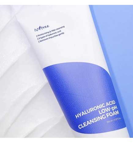 Isntree - Hyaluronic Acid Low-pH Cleansing Foam - Oczyszczająca Pianka z Kwasem Hialuronowym z Niskim pH - 150ml