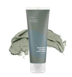 Isntree - Real Mugwort Calming Clay Mask - Kojąca Maska Glinkowa - 100ml