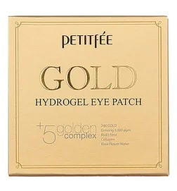 Petitfee - Gold Hydrogel Eye Patch - Hydrożelowe Płatki pod Oczy - 60szt