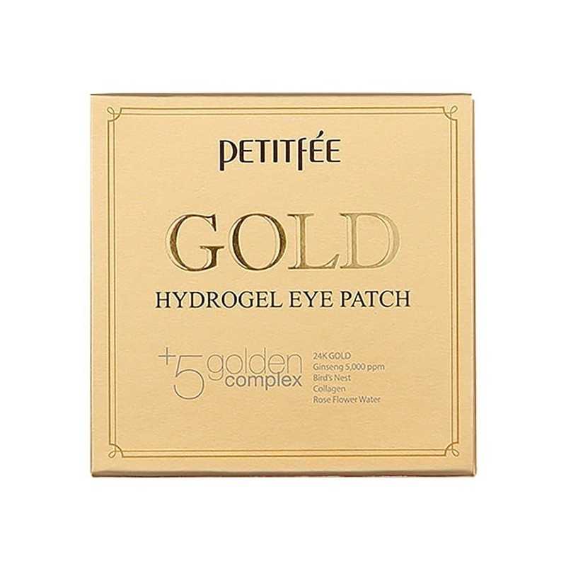 Petitfee - Gold Hydrogel Eye Patch - Hydrożelowe Płatki pod Oczy - 60szt