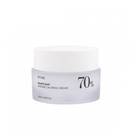 Anua - Heartleaf 70% Intense Calming Cream - Kojący Krem do Twarzy 50 ml