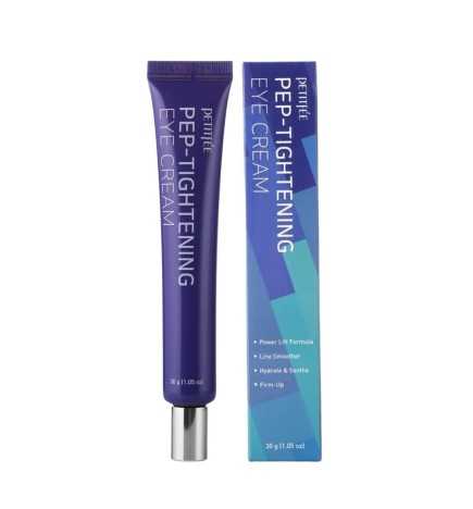 Petitfee - Pep-Tightening Eye Cream - Przeciwzmarszczkowy Krem do Skóry Wokół Oczu - 30m