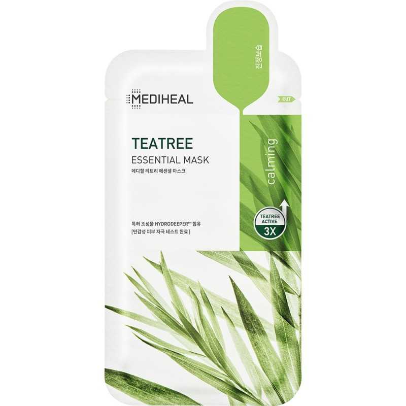 MEDIHEAL - Maska W Płachcie Teatree Essential - Drzewo Herbaciane - Kojąca - 25ml