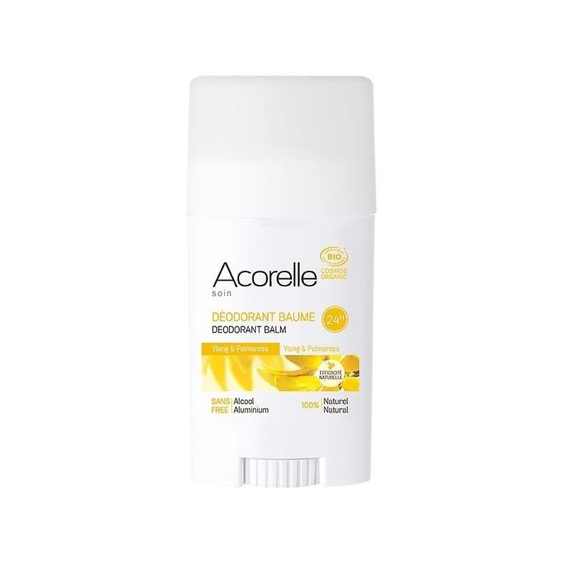 Acorelle - Organiczny dezodorant w sztyfcie  – Ylang i Palmarosa - 40g