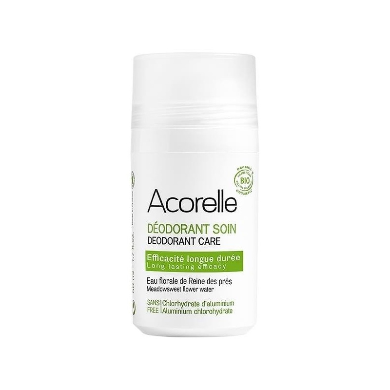 Acorelle - Organiczny Dezodorant w Kulce - Ałun i Wiązówka Błotna - 50 ml