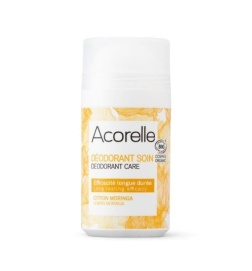 Acorelle - Naturalny Organiczny Dezodorant w Kulce  – Cytryna i Moringa - 50 ml