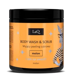 LaQ - Peeling Cukrowy Myjący - Melon - 220g