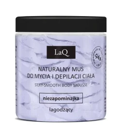 LaQ - Mus do Mycia Ciała i Depilacji - Niezapominajka - 100g