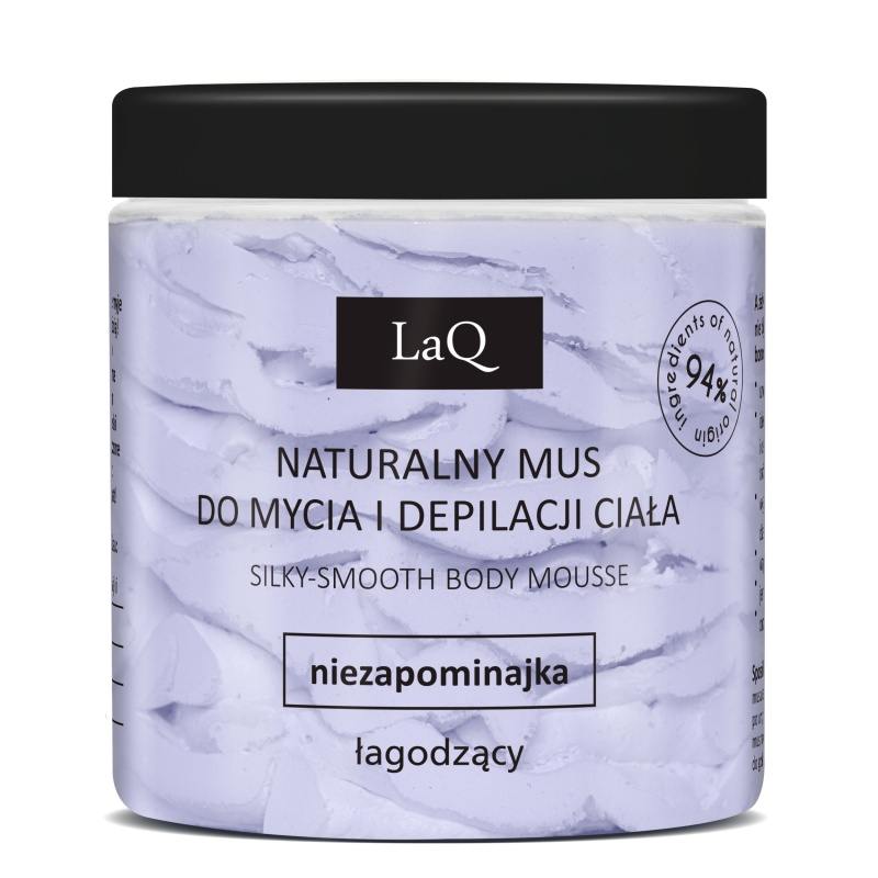 LaQ - Mus do Mycia Ciała i Depilacji - Niezapominajka - 100g