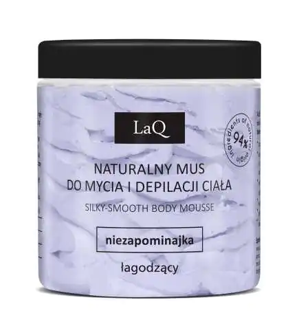 LaQ - Mus do Mycia Ciała i Depilacji - Niezapominajka - 100g