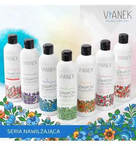 Vianek - Nawilżający Szampon do Włosów - 300 ml