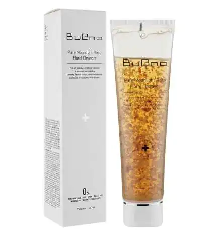 Bueno - Pure Moonlight Rose Floral Cleanser  - Żel do Mycia Twarzy z Drobinkami Płatków Róż - 150 ml