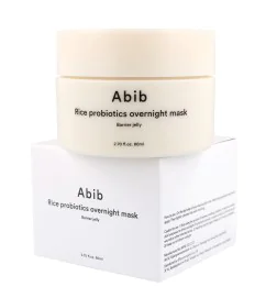 Abib - Rice Probiotics Overnight Mask Barrier Jelly - Maska na Noc z Probiotykami Ryżowymi - 80ml