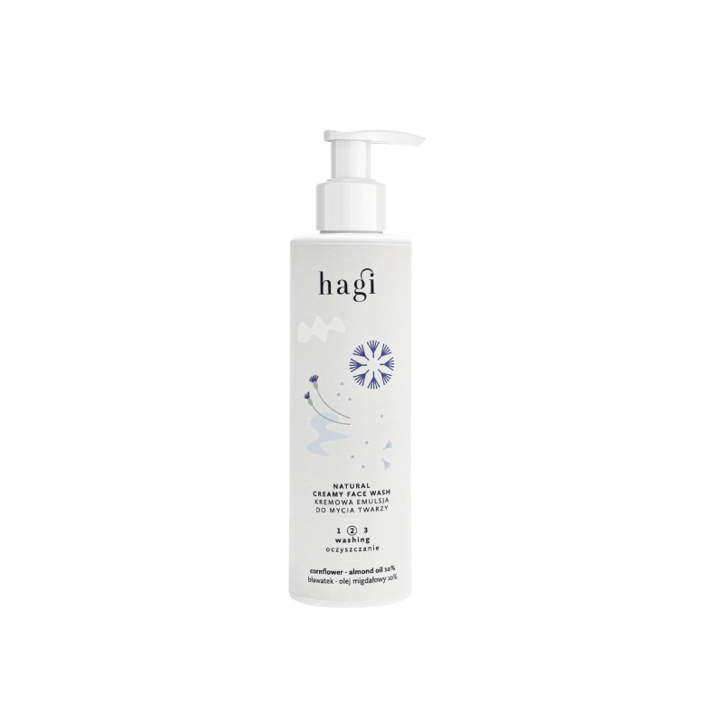 Hagi - Naturalna Kremowa Emulsja do Mycia Twarzy - 200 ml