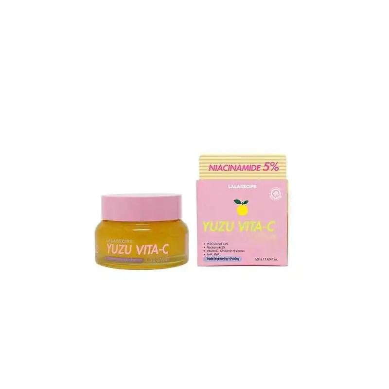 LalaRecipe - Yuzu Vita C Cream - Rozjaśniający Krem Do Twarzy - 50 ml