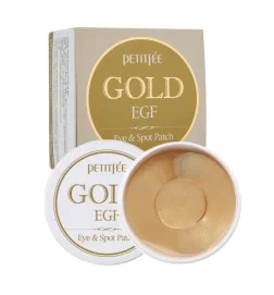 Petitfee - Gold EGF Eye&Spot Patch - Płatki Hydrożelowe Pod Oczy - 60 sztuk