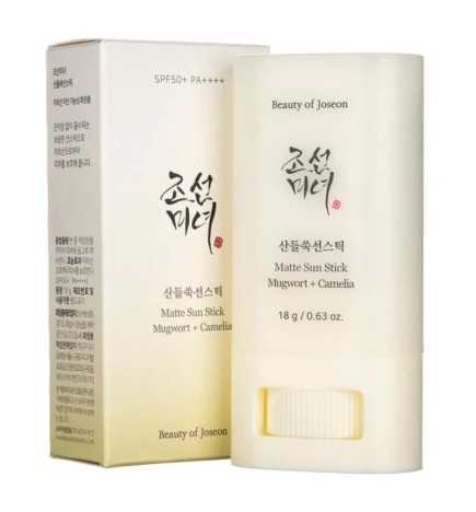 Beauty of Joseon - Matte Sun Stick Mugwort + Camelia SPF50+/PA++++ - Matowy Sztyft Przeciwsłoneczny - 18g